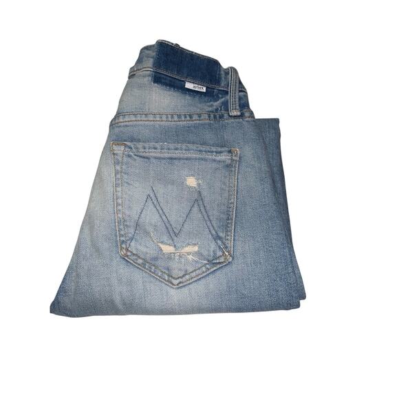 Mother Superior The Tomcat Distressed Straight Leg Jeans In The Confession 24 - Picture 14 of 14